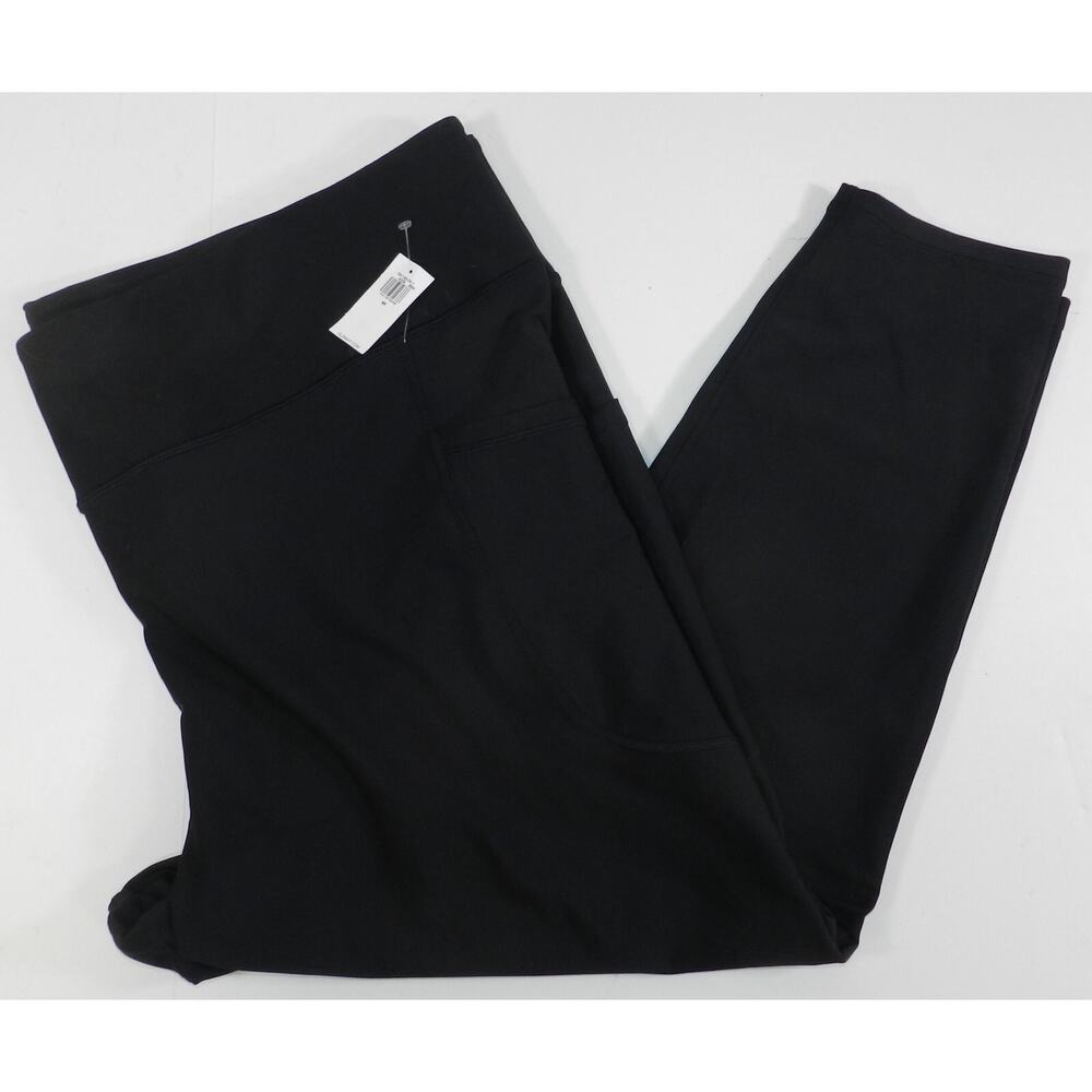 Old Navy Active Leggings Size 4X Black 7/8 ankle power soft workout NWT (nn55)